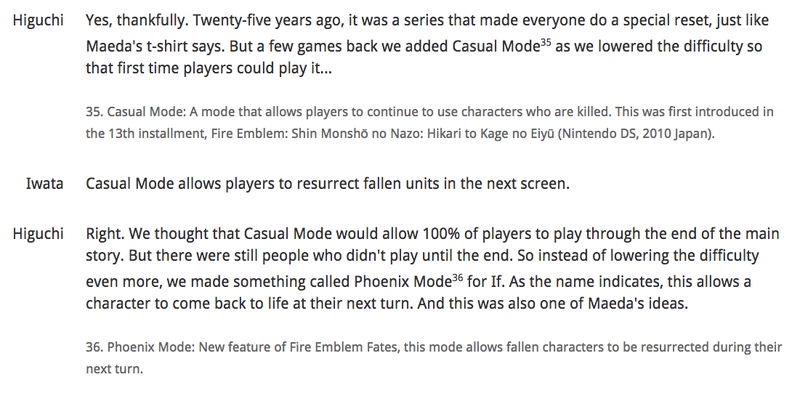 Illustration for article titled Iwata's Fire Emblem Interview Is Fascinating